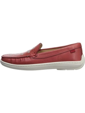 MARC JOSEPH NEW YORK Kids Leather Driver with Gold Star Detail Loafer